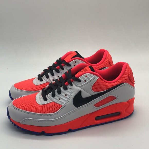New Women’s Nike Air Max 90 NBY “20 Years” White/Orange/Blue FJ8901-900 NWOB - Picture 4 of 5